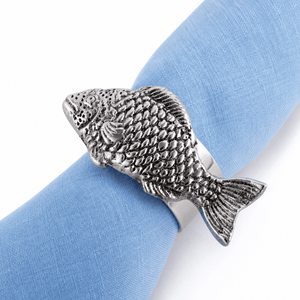 Arthur Court Sea and Shore Fish Napkin Rings - set of 4