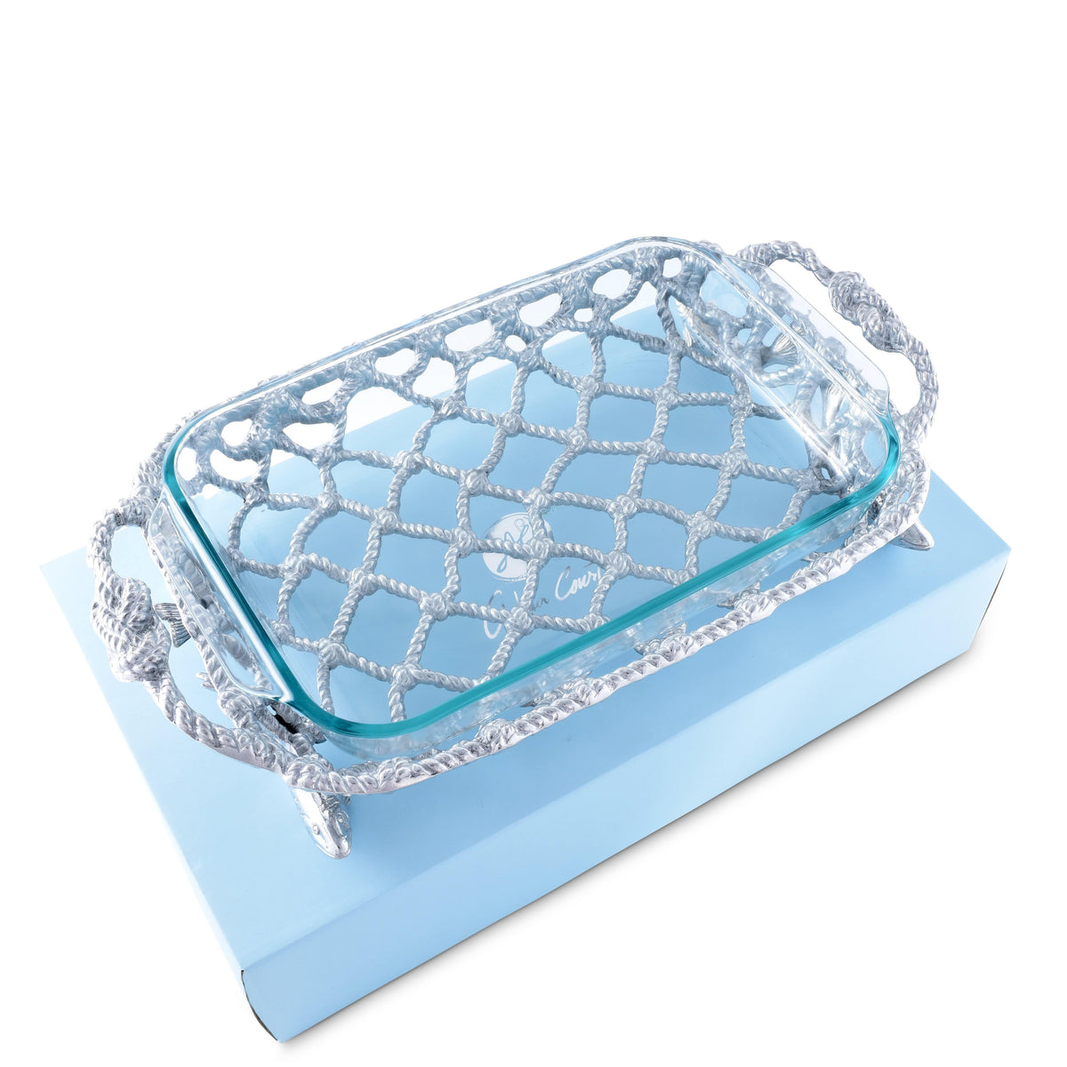 Arthur Court Sea and Shore Fish Net Casserole / Pyrex Holder