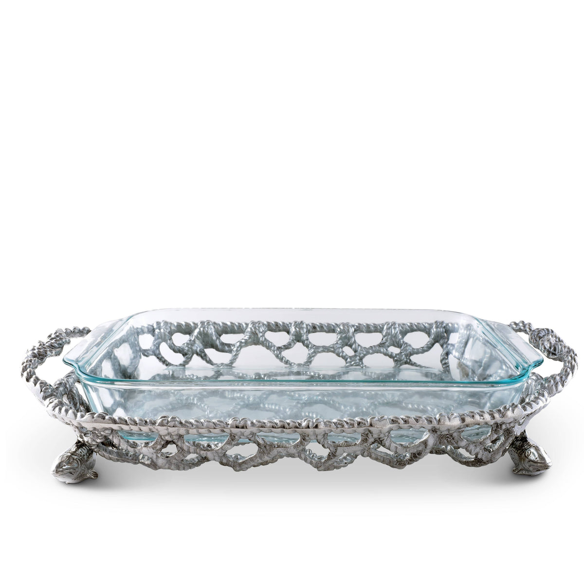 Arthur Court Sea and Shore Fish Net Casserole / Pyrex Holder