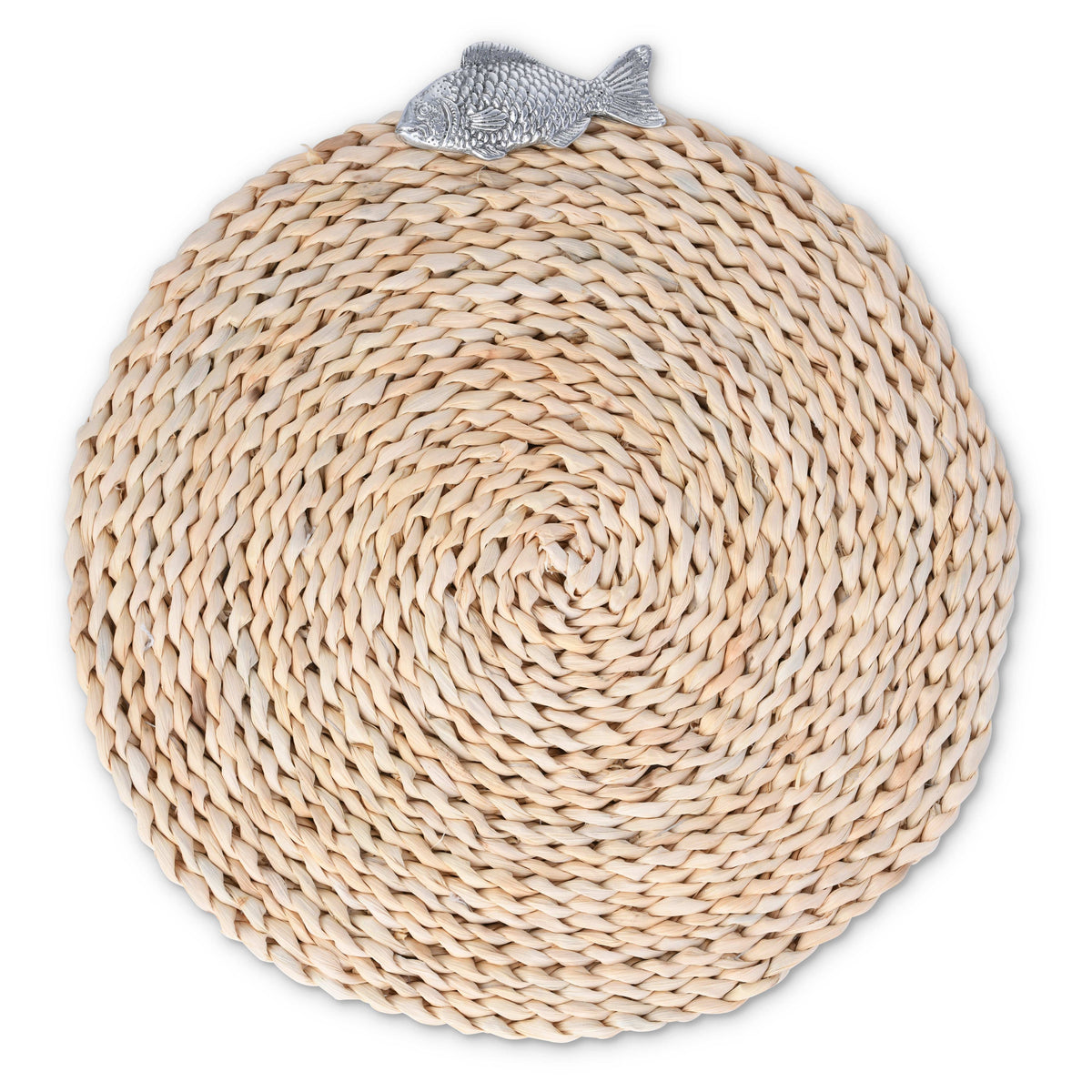 Arthur Court Sea and Shore Fish Twisted Seagrass Placemats - set of 4