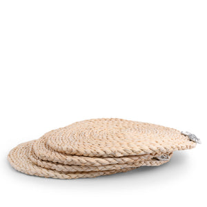 Arthur Court Sea and Shore Fish Twisted Seagrass Placemats - set of 4