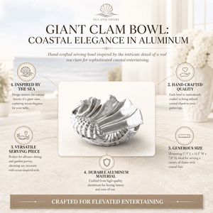 Arthur Court Sea and Shore Giant Clam Bowl