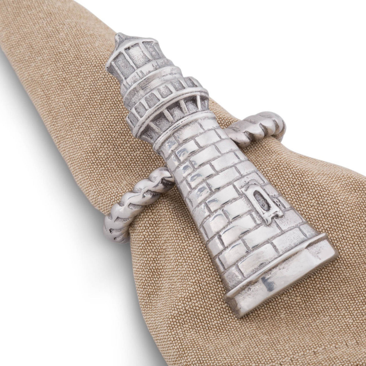 Arthur Court Sea and Shore Lighthouse Napkin Rings
