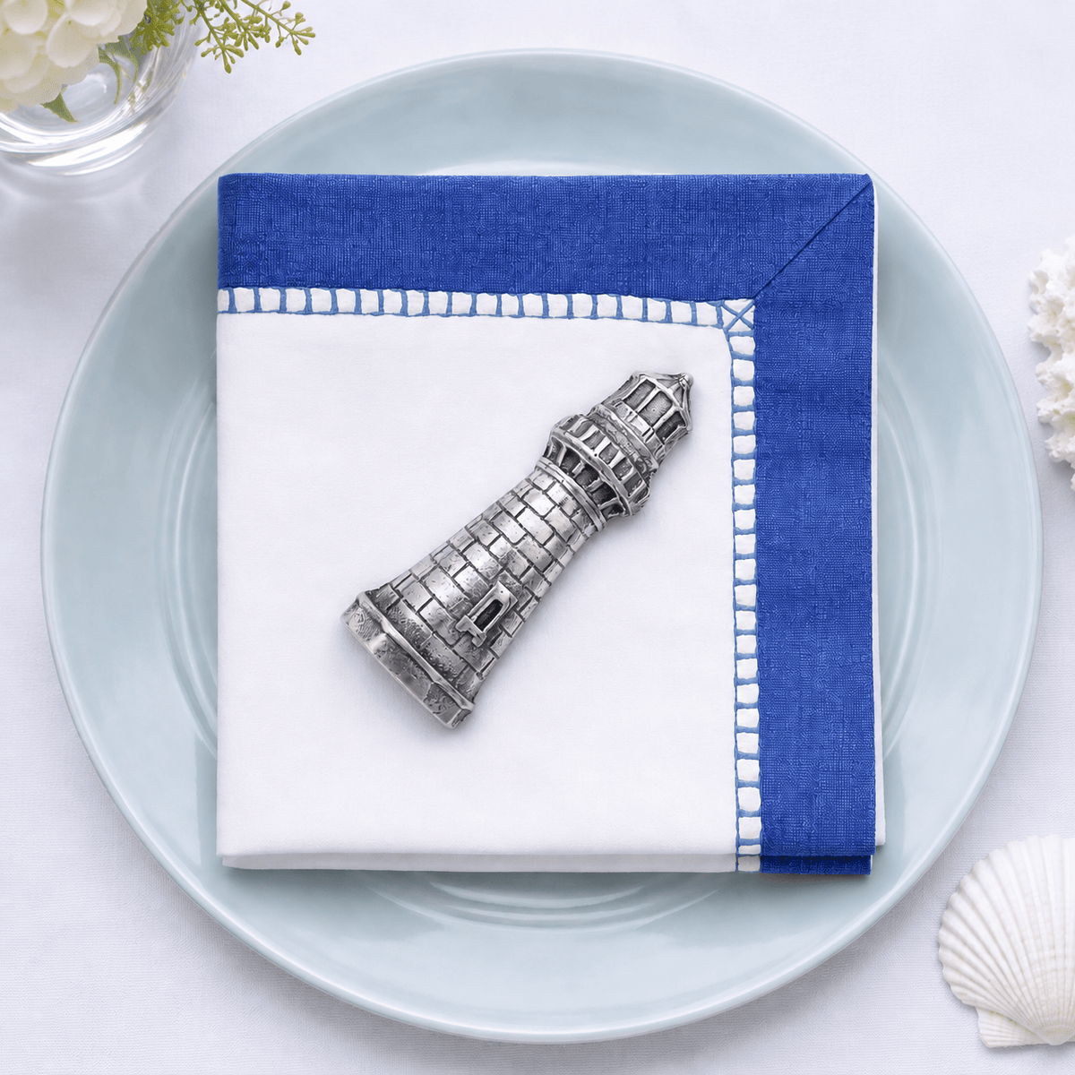 Arthur Court Sea and Shore Lighthouse Napkin Weight