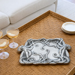Arthur Court Sea and Shore Octopus Centerpiece Tray