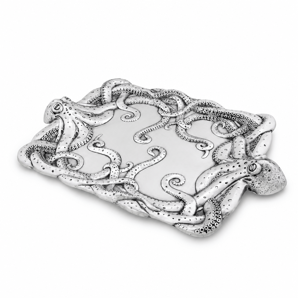 Arthur Court Sea and Shore Octopus Centerpiece Tray