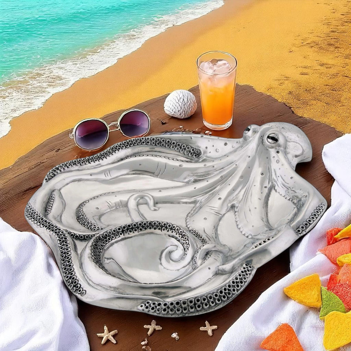 Arthur Court Sea and Shore Octopus Chip and Dip