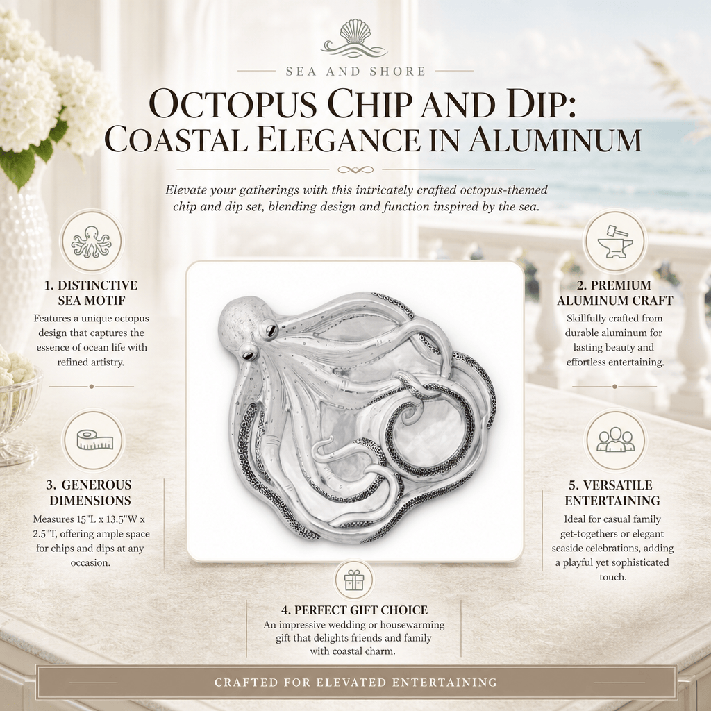 Arthur Court Sea and Shore Octopus Chip and Dip