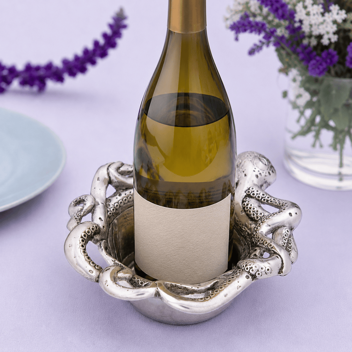 Arthur Court Sea and Shore Octopus Wine Coaster