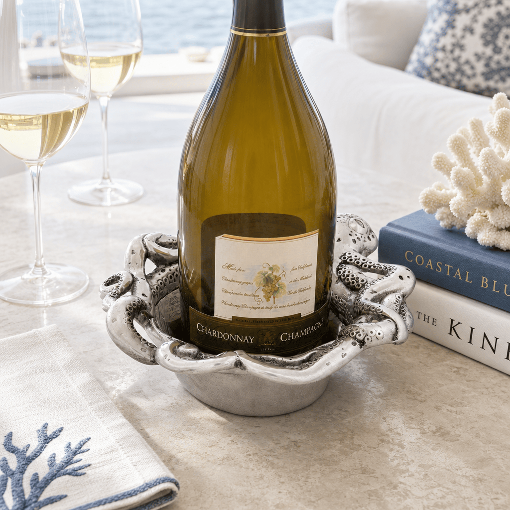 Arthur Court Sea and Shore Octopus Wine Coaster