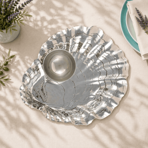 Arthur Court Sea and Shore Oyster W/Pearl Chip & Dip