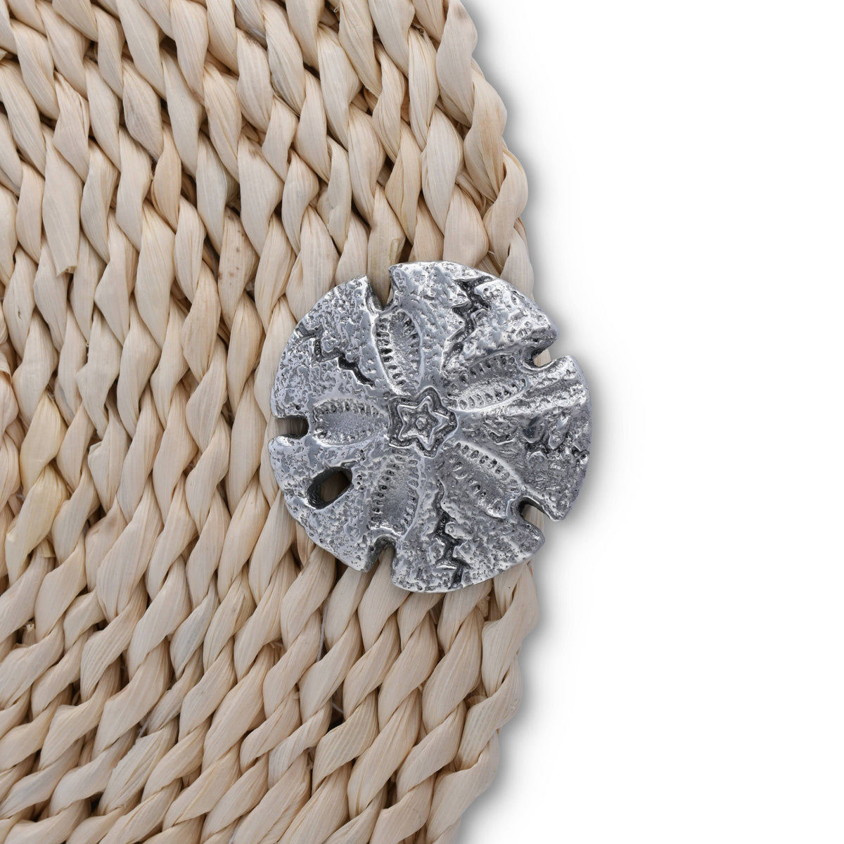 Arthur Court Sea and Shore Sand Dollar Twisted Seagrass Placemats - set of 4