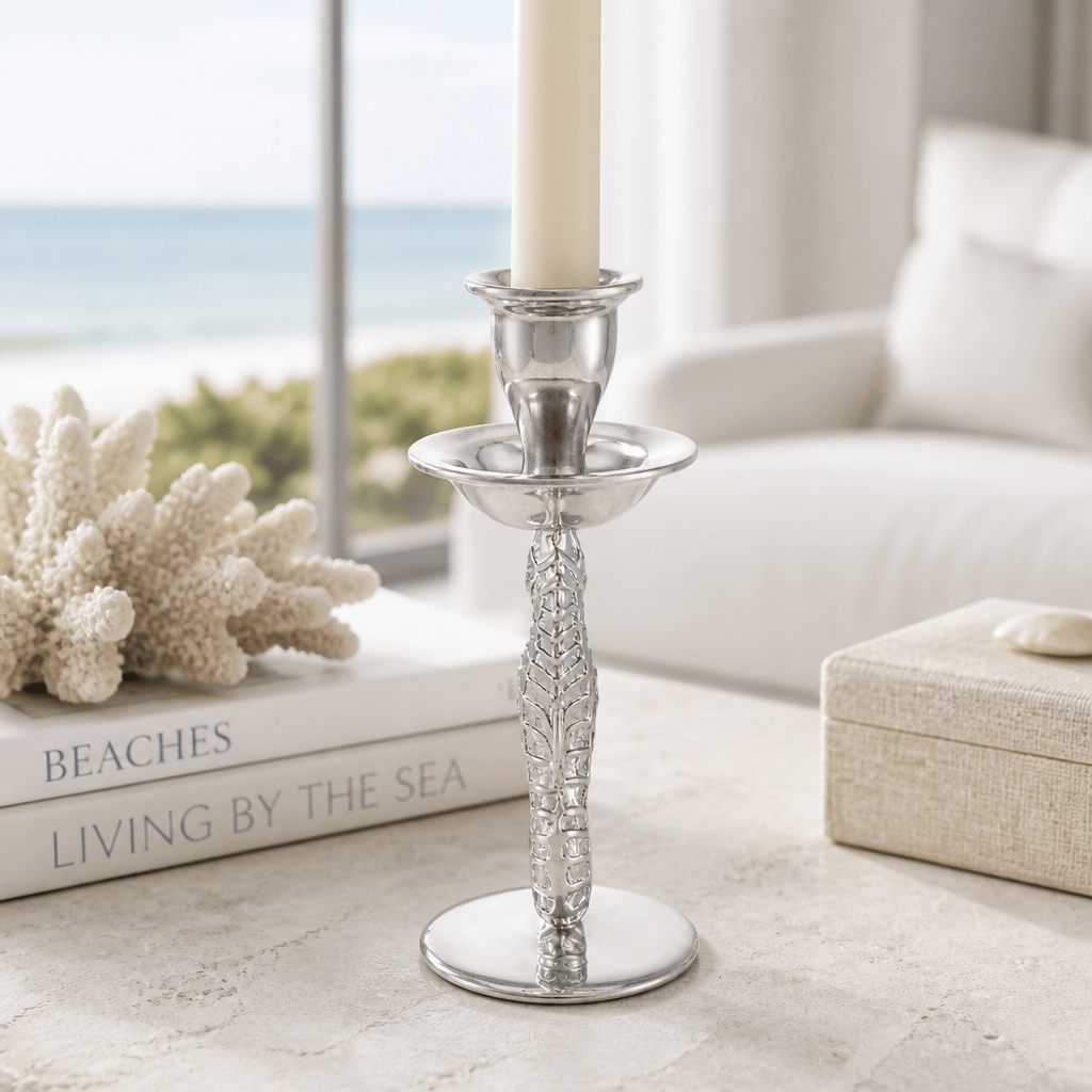 Arthur Court Sea and Shore Sea Horse Candle Holder