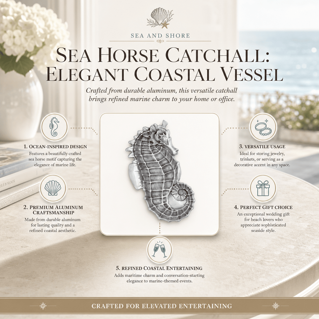 Arthur Court Sea and Shore Sea Horse Catchall