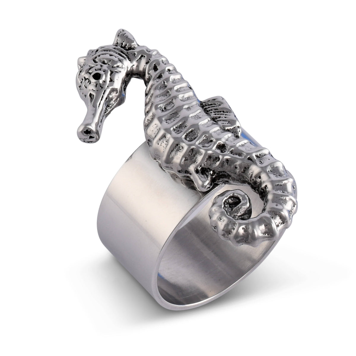 Arthur Court Sea and Shore Sea Horse Napkin Rings - set of 4