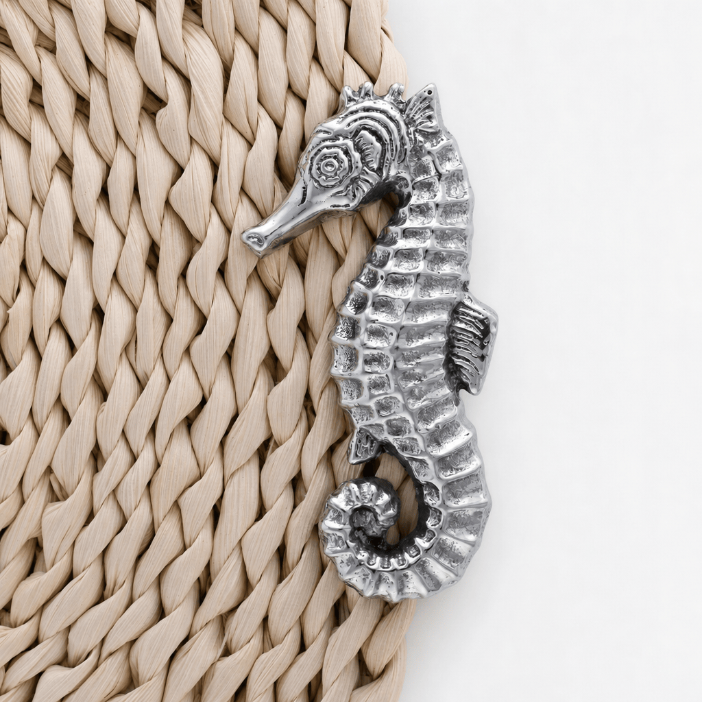 Arthur Court Sea and Shore Sea Horse Twisted Seagrass Placemats - set of 4