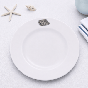 Arthur Court Sea and Shore Sea Shell Melamine Lunch Plates - Set of 4
