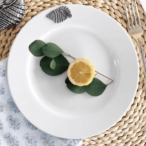 Arthur Court Sea and Shore Sea Shell Melamine Lunch Plates - Set of 4