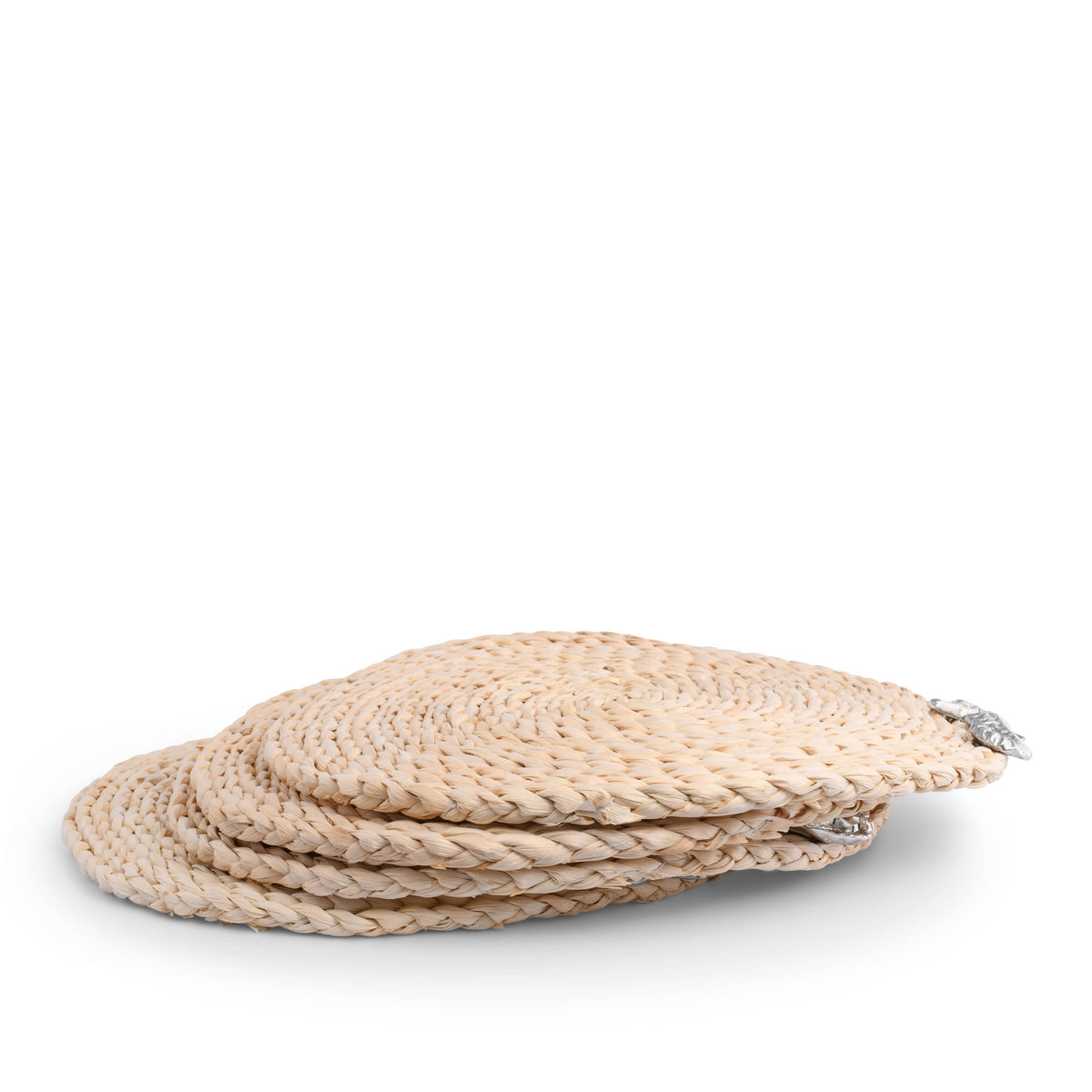 Arthur Court Sea and Shore Sea Shell Twisted Seagrass Placemats - set of 4