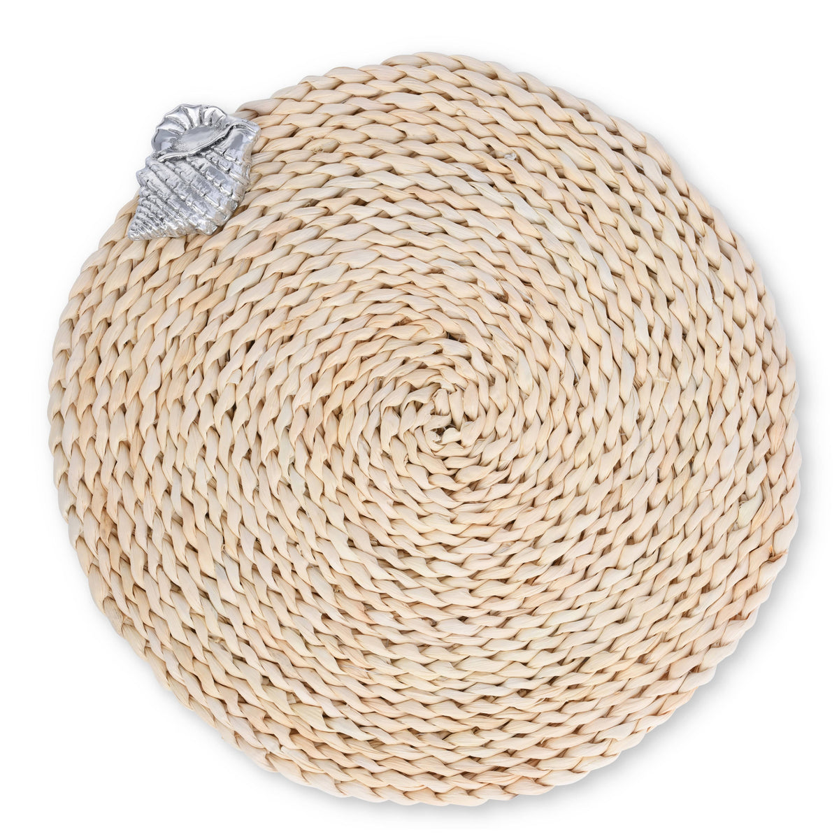 Arthur Court Sea and Shore Sea Shell Twisted Seagrass Placemats - set of 4