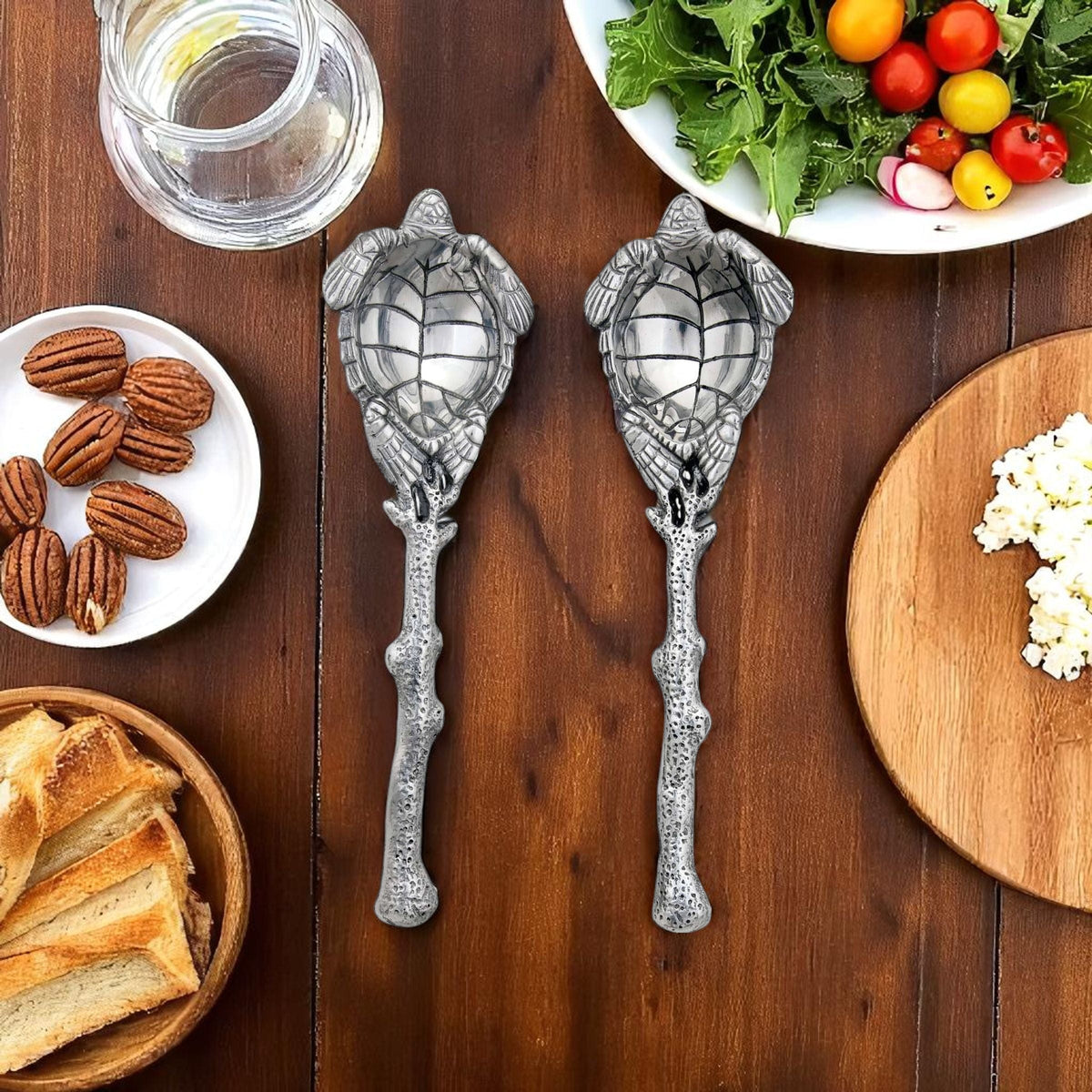 Arthur Court Sea and Shore Sea Turtle Salad Servers