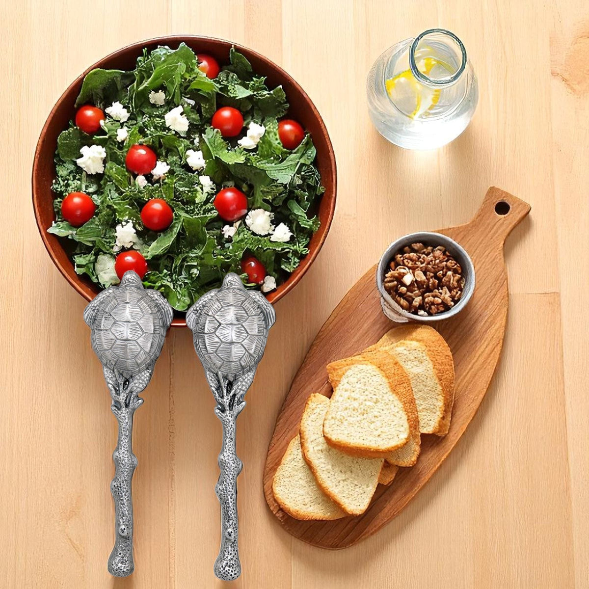 Arthur Court Sea and Shore Sea Turtle Salad Servers