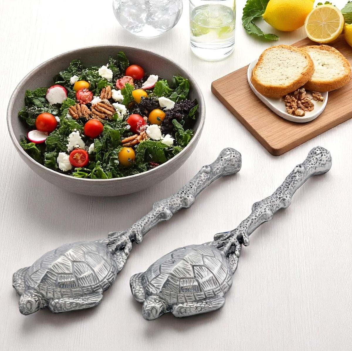 Arthur Court Sea and Shore Sea Turtle Salad Servers