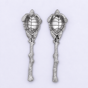 Arthur Court Sea and Shore Sea Turtle Salad Servers