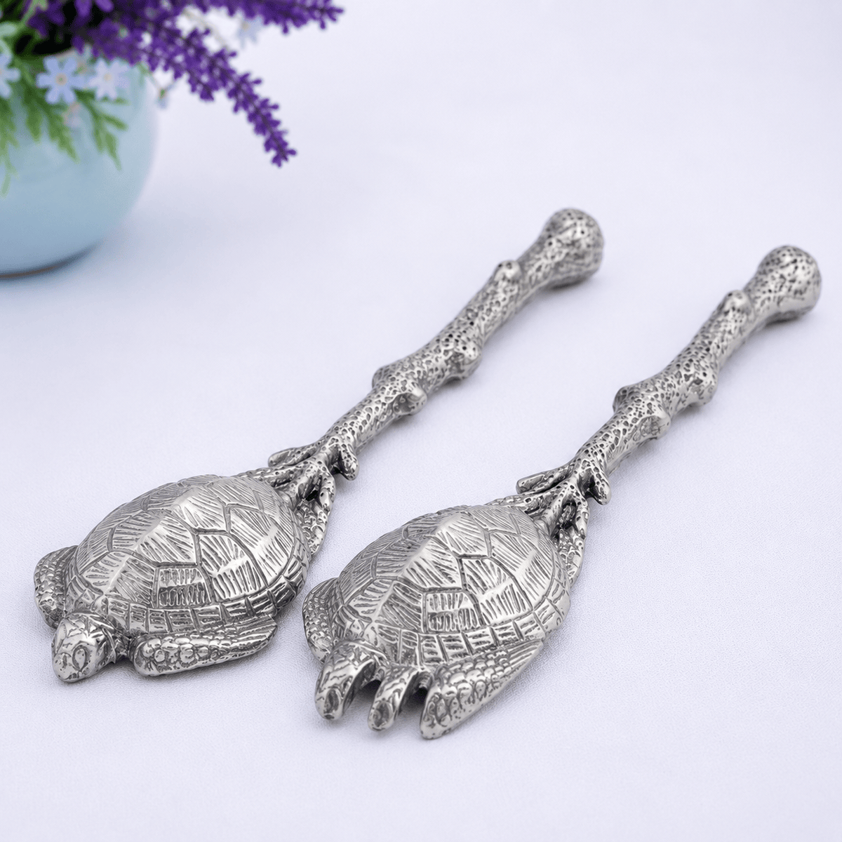 Arthur Court Sea and Shore Sea Turtle Salad Servers