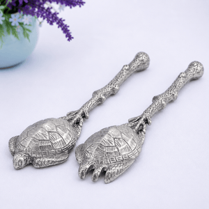 Arthur Court Sea and Shore Sea Turtle Salad Servers