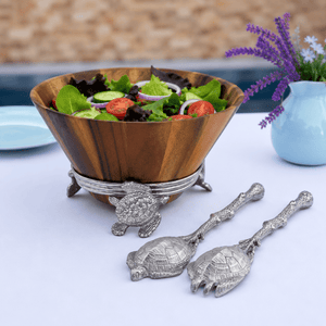 Arthur Court Sea and Shore Sea Turtle Salad Servers
