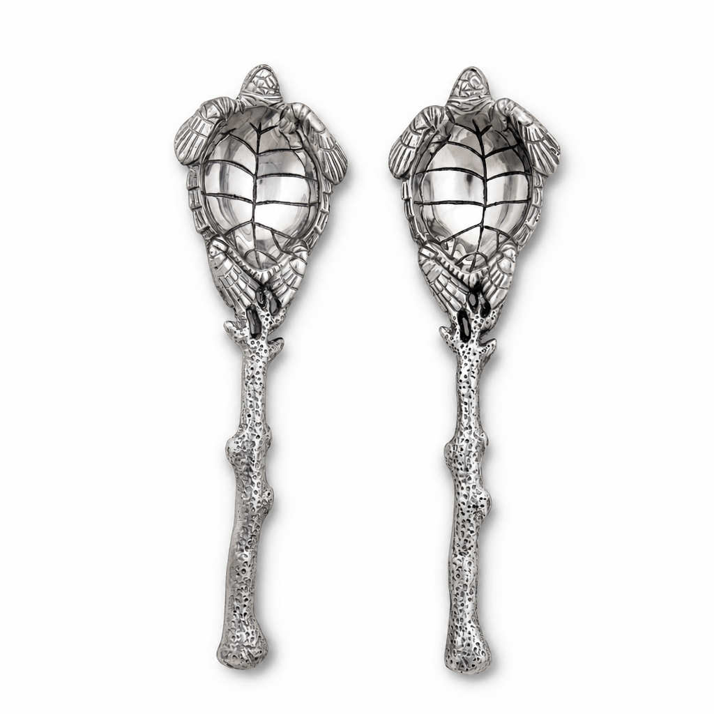 Arthur Court Sea and Shore Sea Turtle Salad Servers