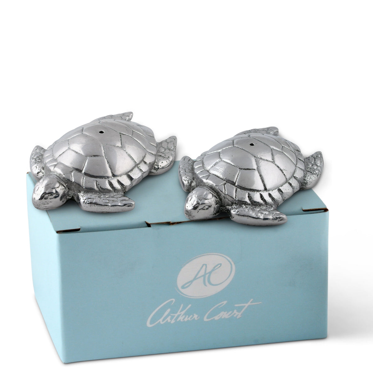 Arthur Court Sea and Shore Sea Turtle Salt and Pepper Set