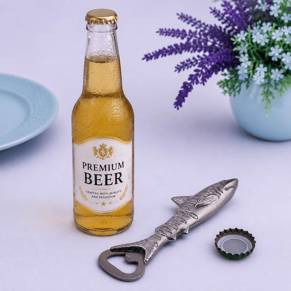 Arthur Court Sea and Shore Shark Bottle Opener