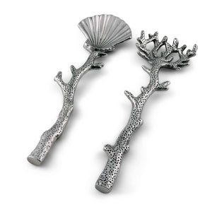 Arthur Court Sea and Shore Shell and Sea Life Serving Set