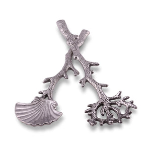 Arthur Court Sea and Shore Shell and Sea Life Serving Set