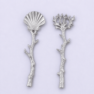 Arthur Court Sea and Shore Shell and Sea Life Serving Set