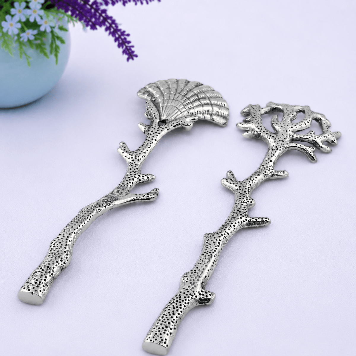Arthur Court Sea and Shore Shell and Sea Life Serving Set
