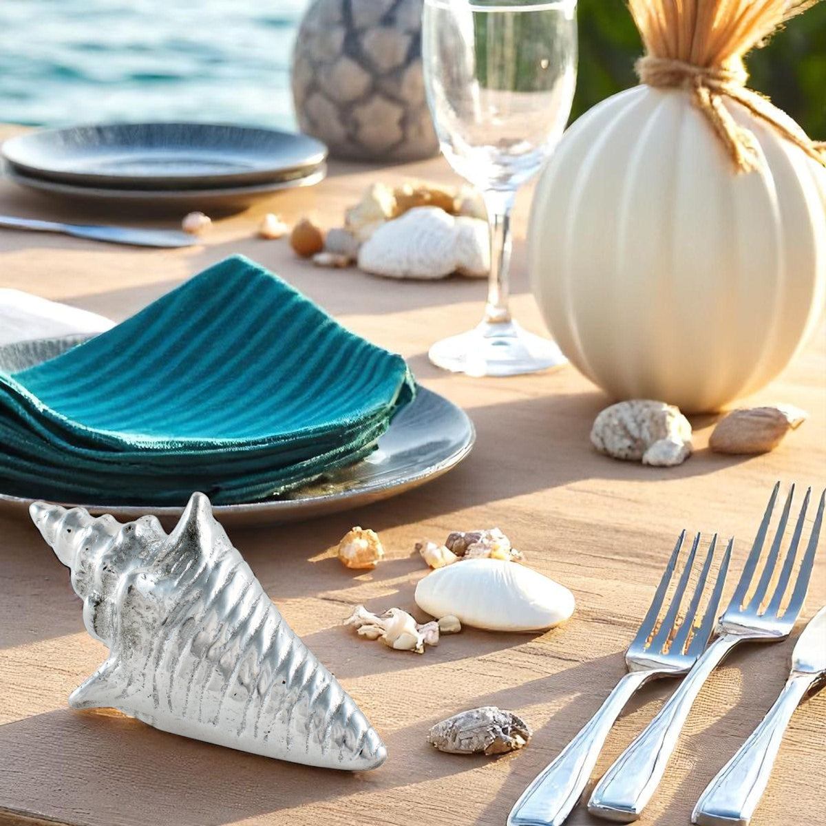 Arthur Court Sea and Shore Shell Napkin Weight