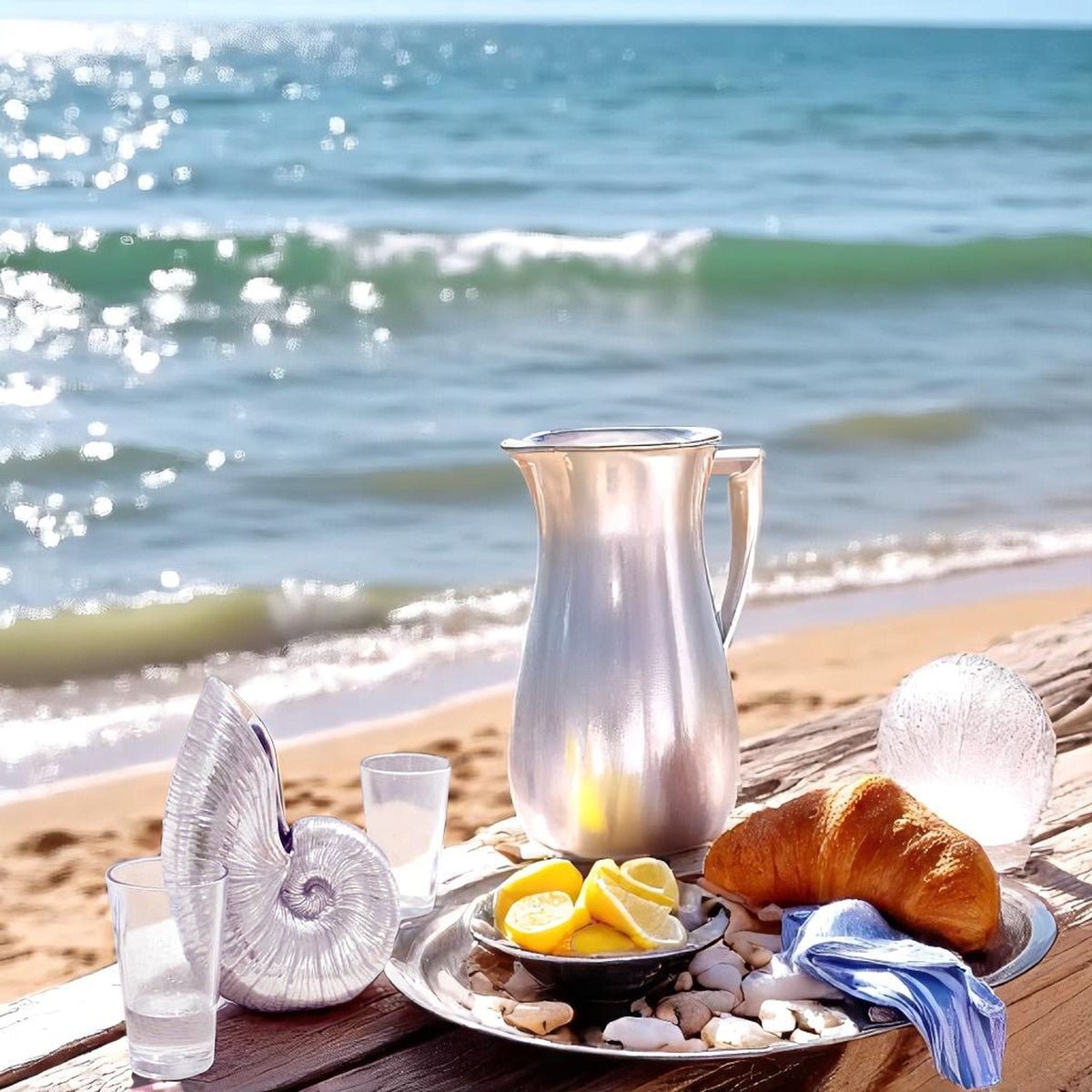 Arthur Court Sea and Shore Shell Pitcher