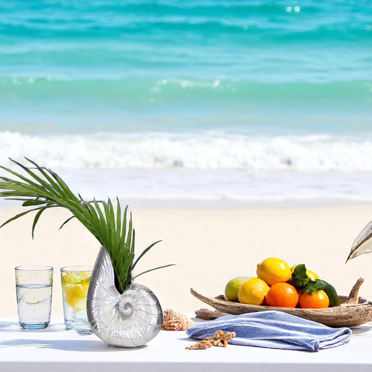 Arthur Court Sea and Shore Shell Pitcher