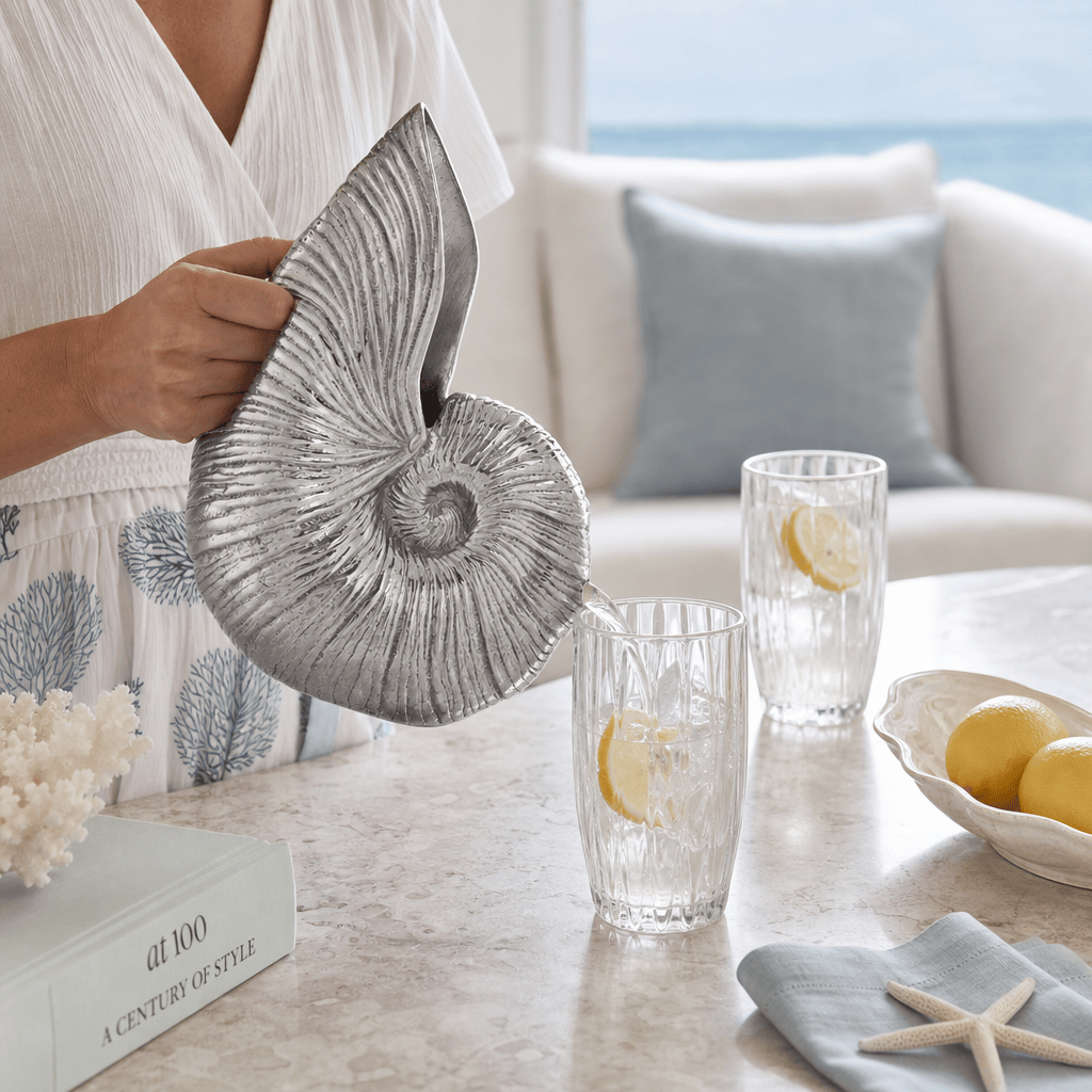 Arthur Court Sea and Shore Shell Pitcher