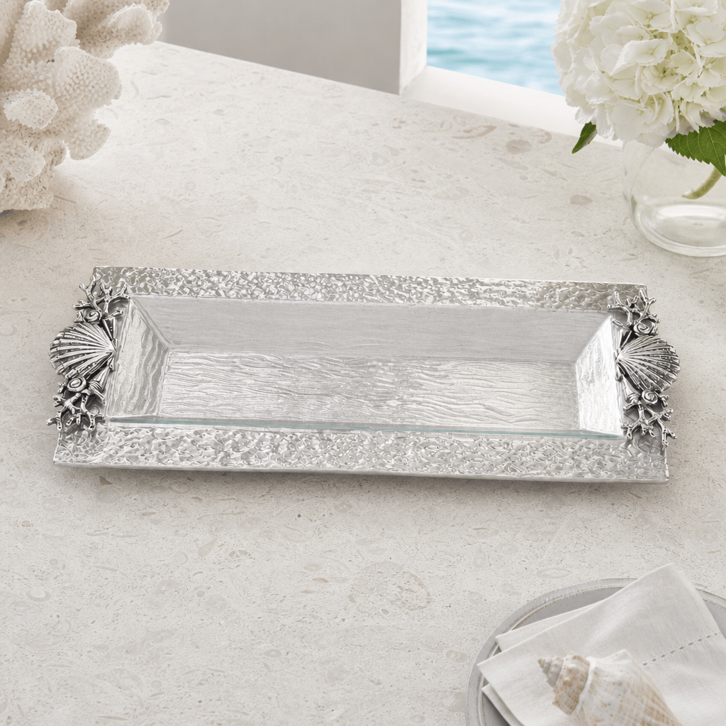 Arthur Court Sea and Shore Shell/Sea Life Oblong Tray