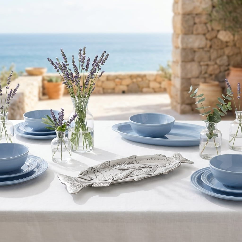 Arthur Court Sea and Shore Trout Oblong Tray