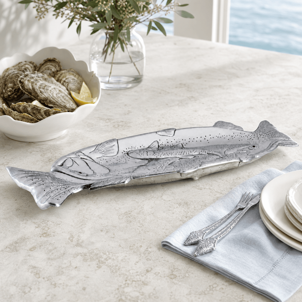 Arthur Court Sea and Shore Trout Oblong Tray