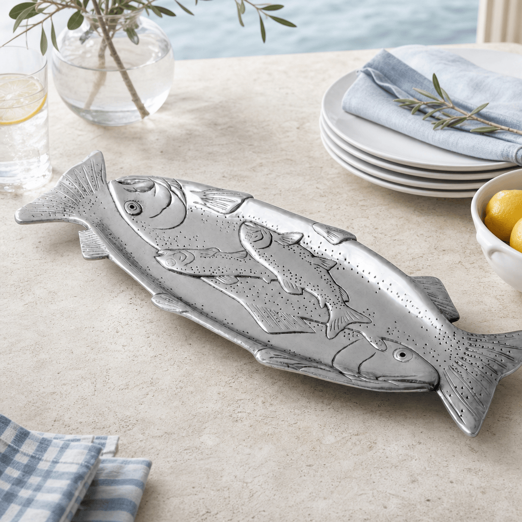 Arthur Court Sea and Shore Trout Oblong Tray