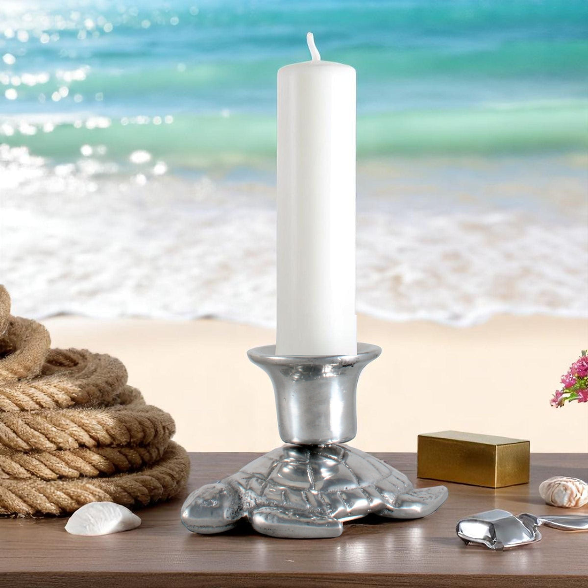 Arthur Court Sea and Shore Turtle candle holders