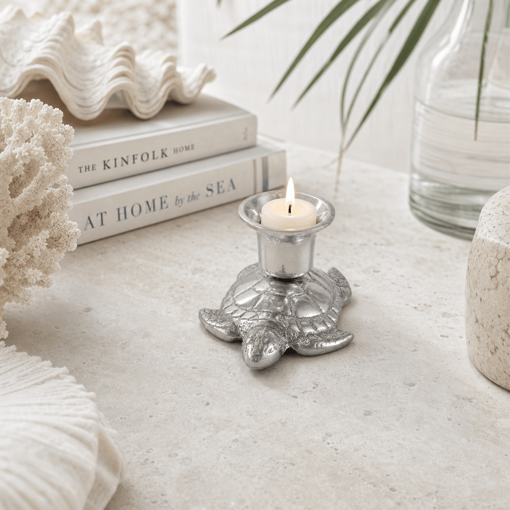 Arthur Court Sea and Shore Turtle candle holders