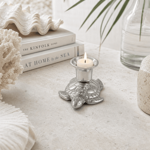 Arthur Court Sea and Shore Turtle candle holders