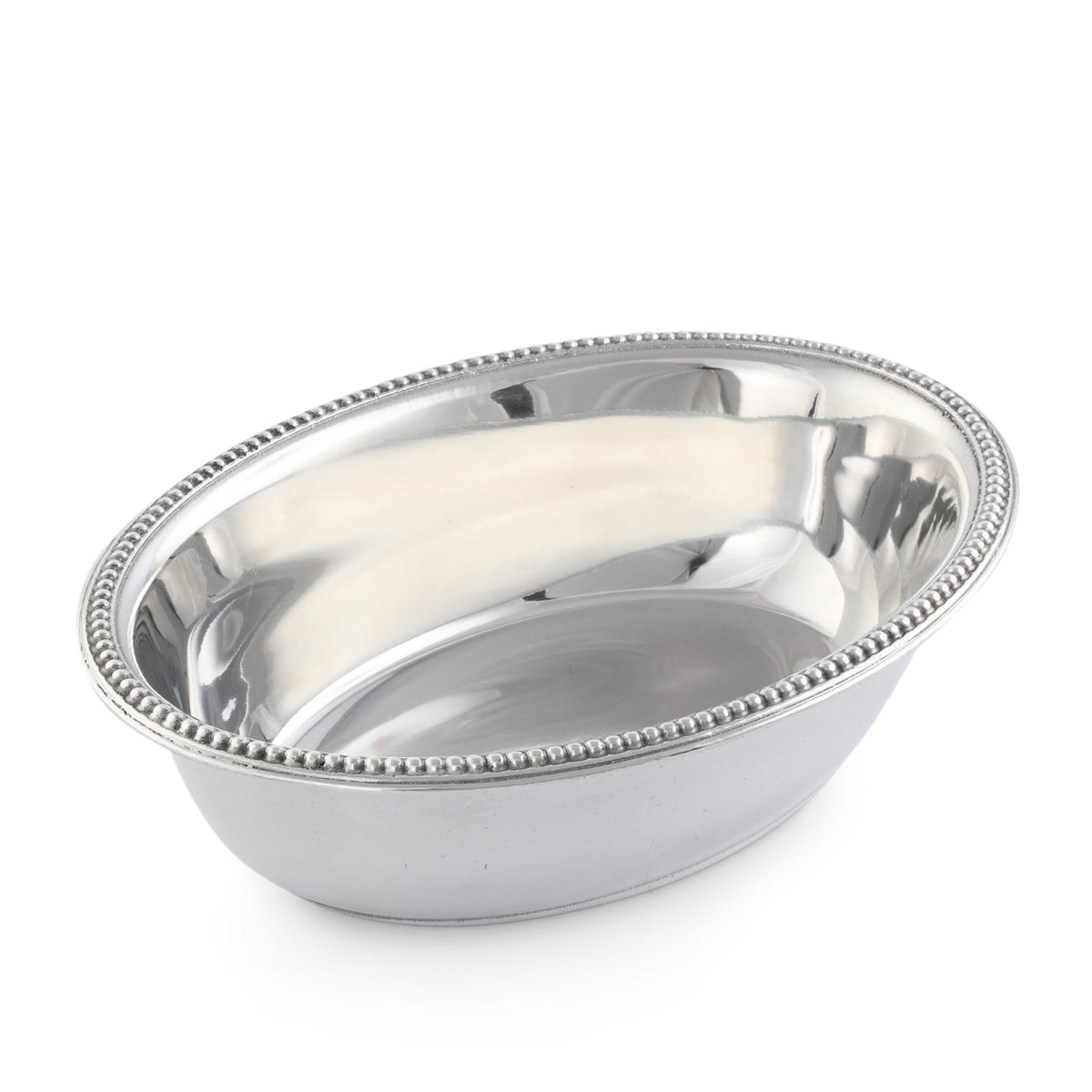 Arthur Court Serving Bowls Beaded Bread Basket